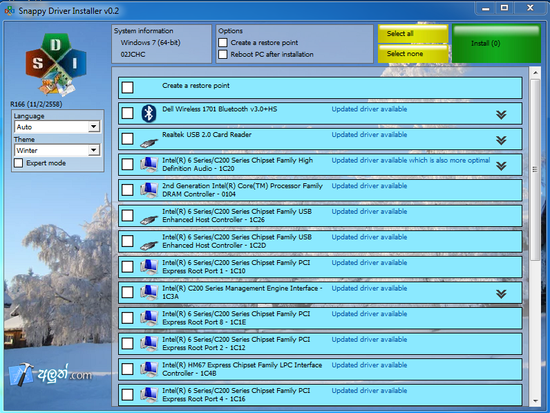 Snappy Driver Installer - Free Drivers Install software | Aluth