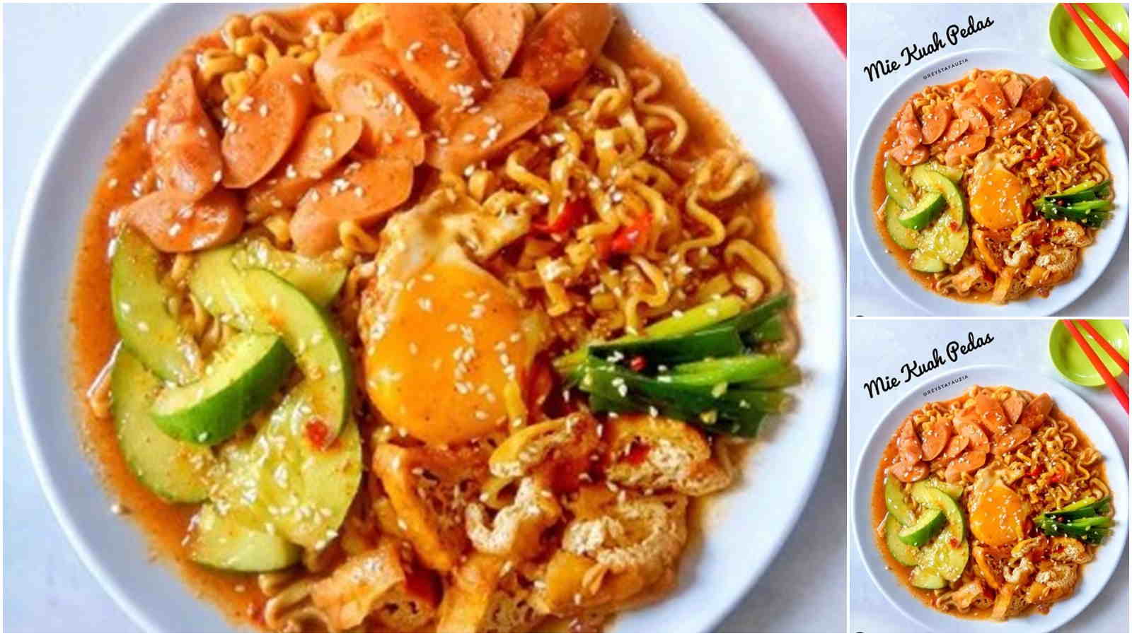 Resep Mie Kuah Seafood Pedas / 7 Resep Olahan Mie Instan