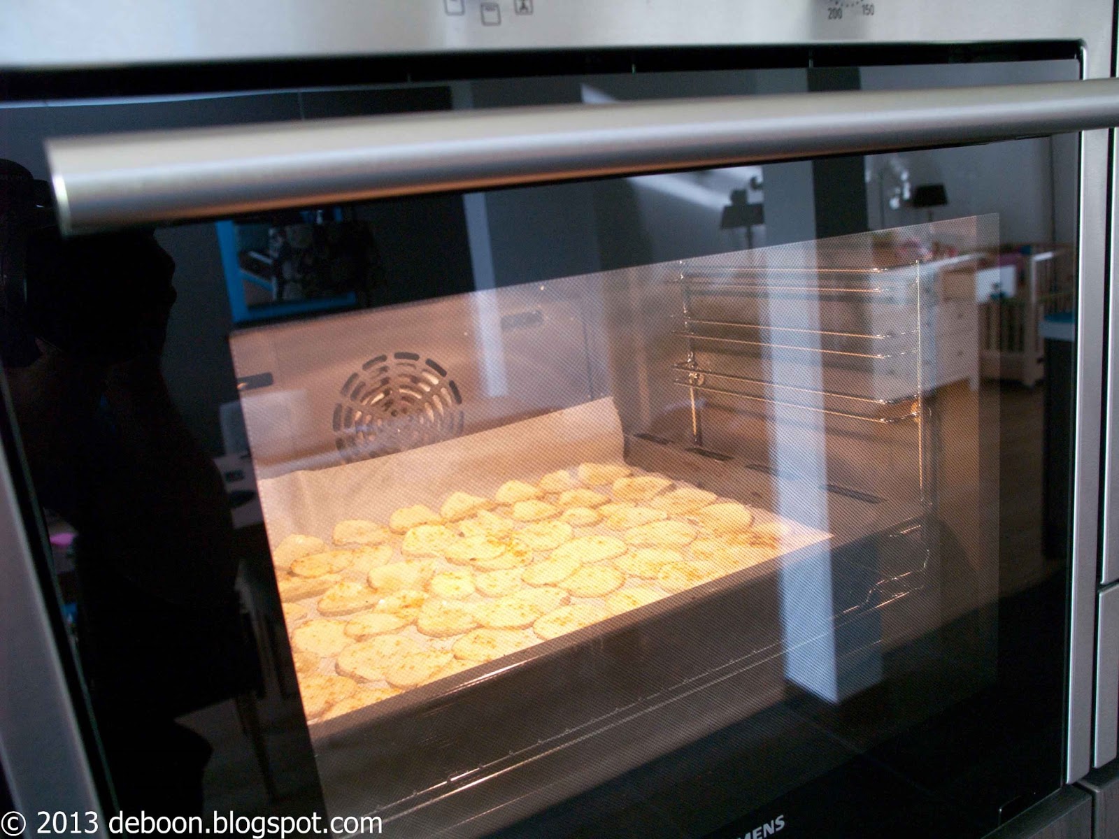 Chips maken in de oven De Boon in de Tuin