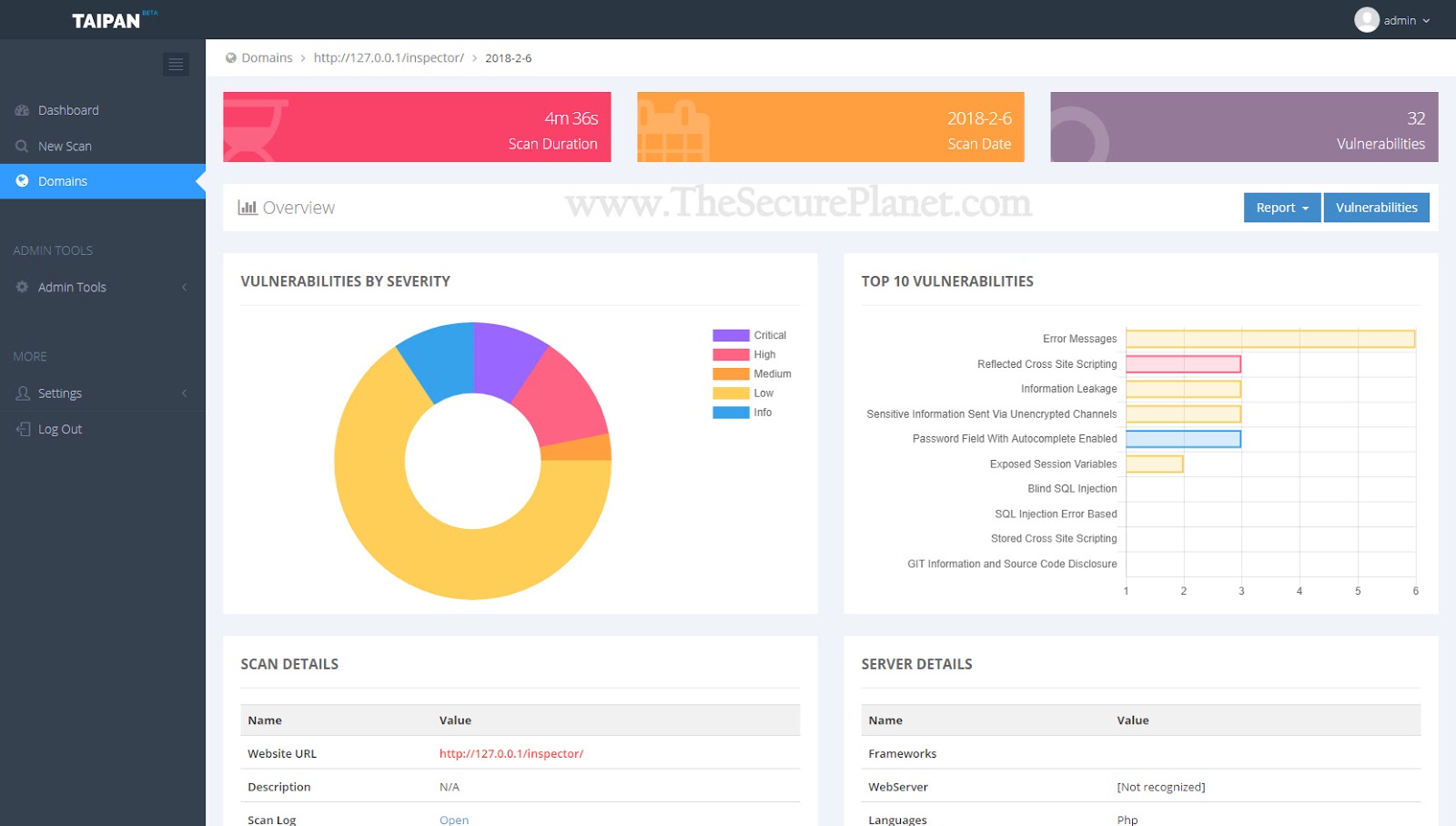 Free  Application Security Scanner The Secure