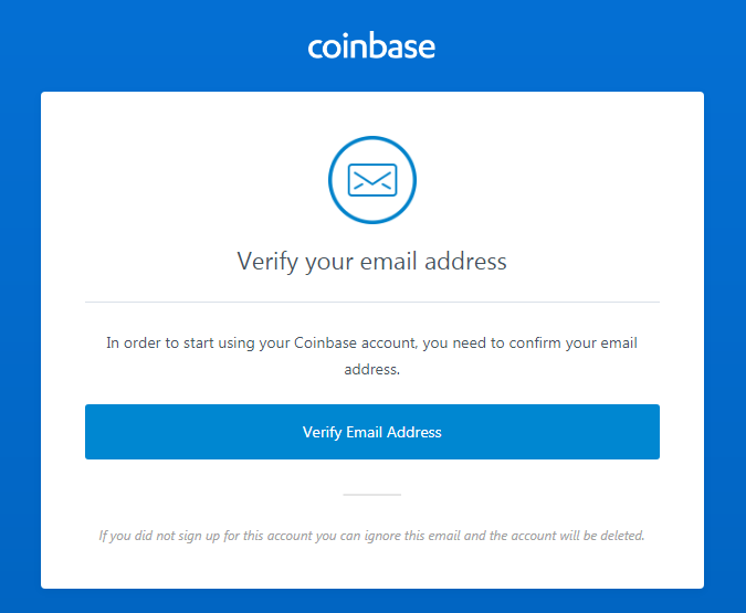 how to verify account on coinbase