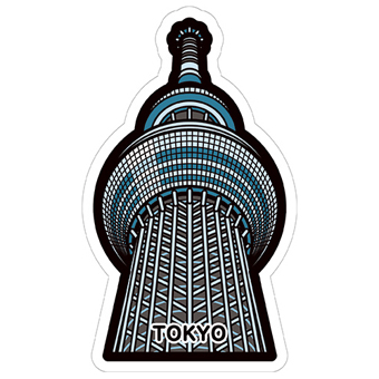 Tokyo Sky Tree gotochi postcard Tokyo Sky Tree