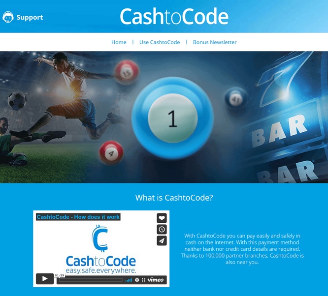 CashtoCode payment method