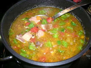 Blackeye Pea Soup with Smoked Pork