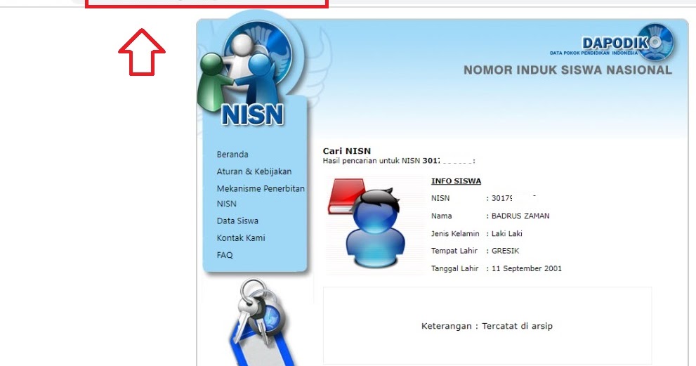Cara Cek Tingkat Kevalidan Nisn Siswa Admin Bawean