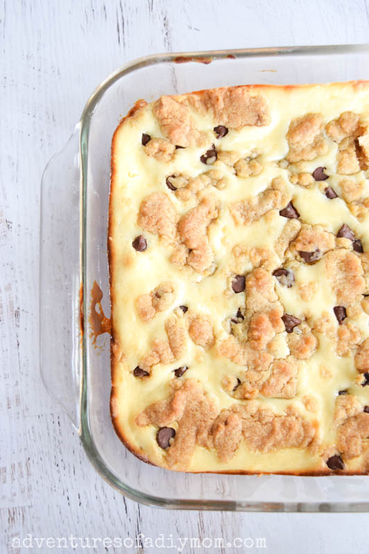 Chocolate Chip Cream Cheese Cookie Bars Adventures of a DIY Mom