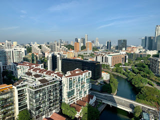 View of the downstream Singapore River
