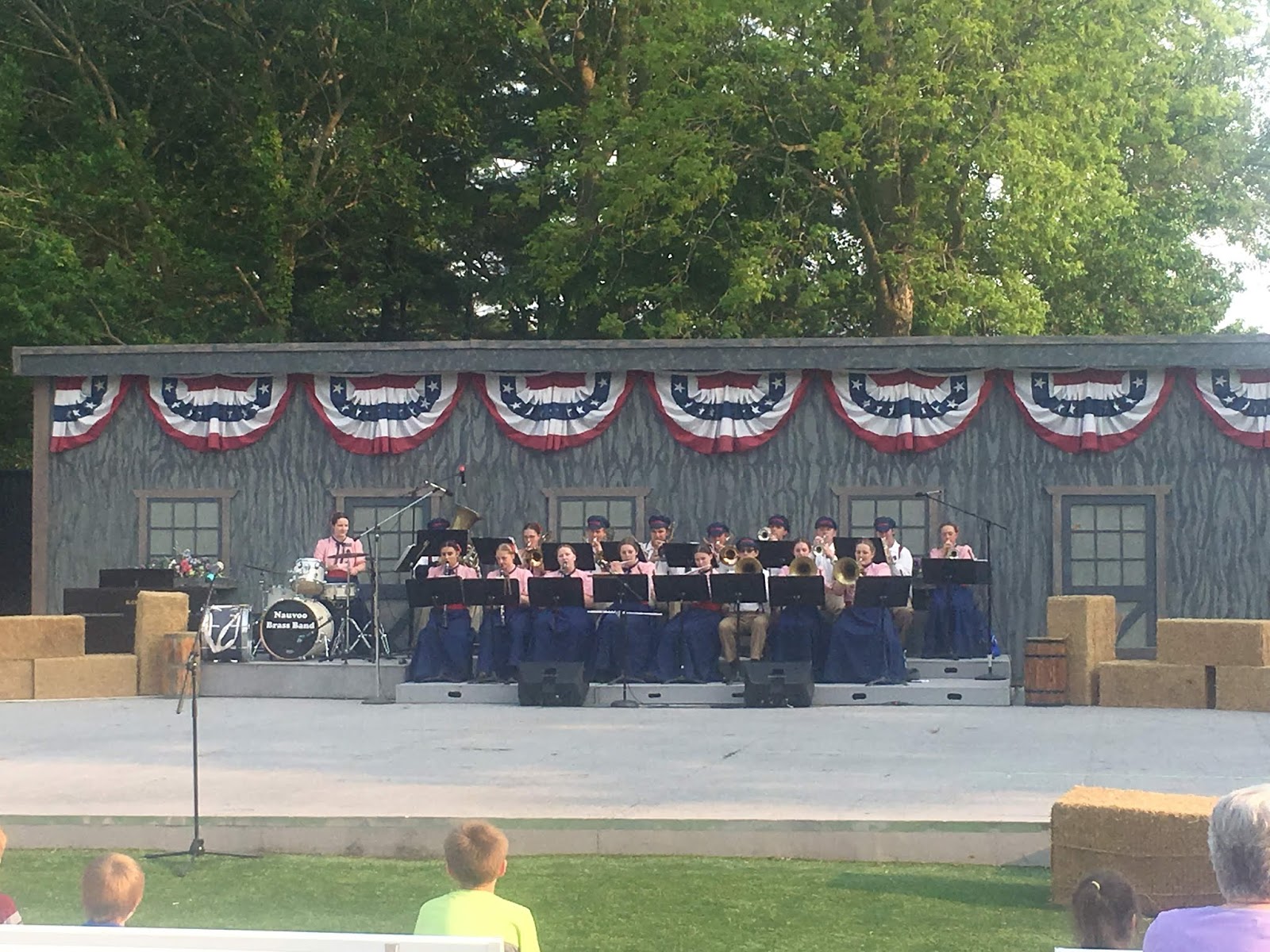 Elder and Sister Owens in Nauvoo Nauvoo Summer Events and Sunset on