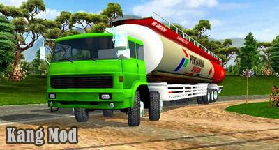 mod truck tua tangki cpo pertamina khas sumatera