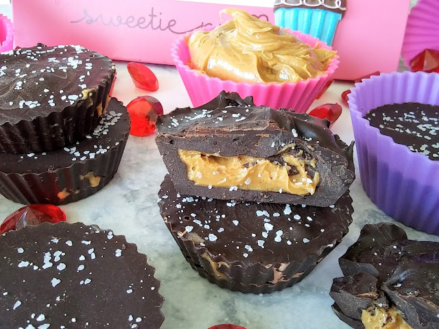 Homemade Vegan Sugar Free Chocolate Peanut Butter Cups 