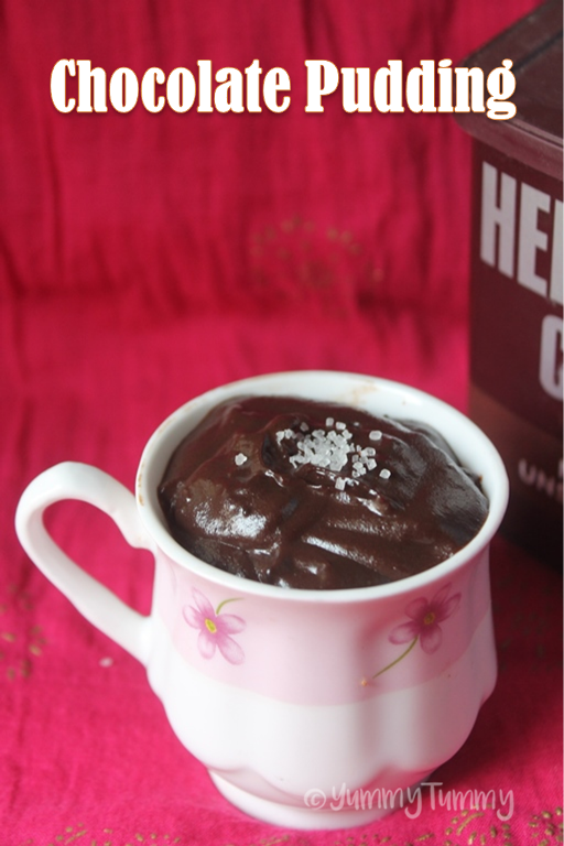 Eggless Chocolate Pudding Recipe Yummy Tummy