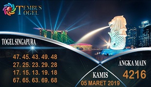 Prediksi Togel Singapura Kamis 05 Maret 2020