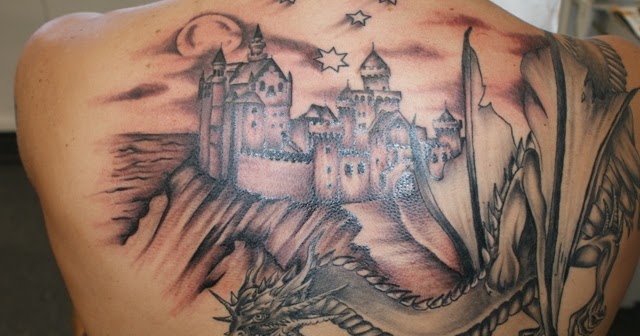 Medieval dragons tattoos gallery