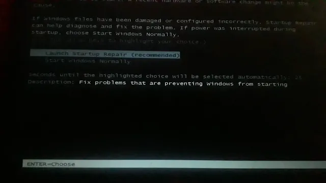 إصلاح مشكلة بدء التشغيل في ويندوز من عدم الاقلاع حل مشكلة عدم اقلاع الكمبيوتر