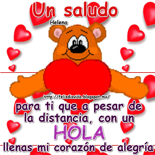 FELIZ DÍA A LA VIDA: Un saludo