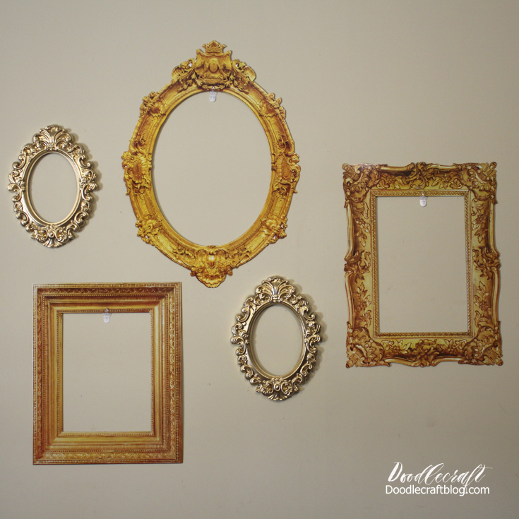 Doodlecraft: Antique Ornate Picture Frame!