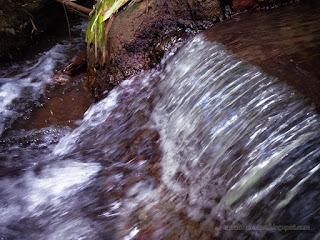Water Stream Of Small River Irrigation Channel Bends In Agricultural Area At The Village North Bali Indonesia