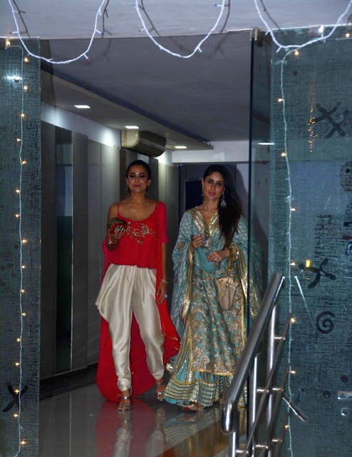 KAREENA KAPOOR and AMRITA ARORA at Diwali bash