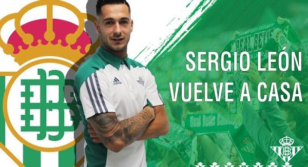 Oficial: Betis, Sergio León firma hasta 2021