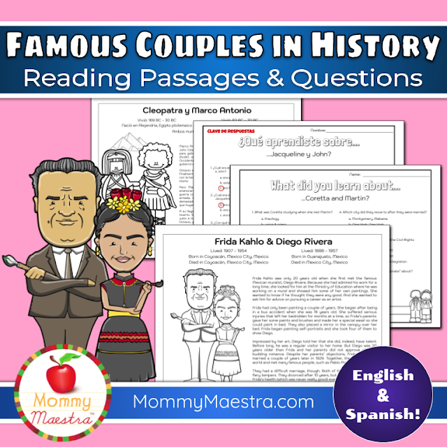Famous Couples in History: Reading Passages