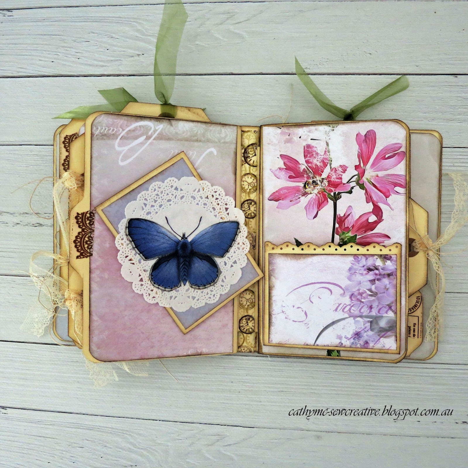 Sew Creative Shabby Chic File Folder Mini Album