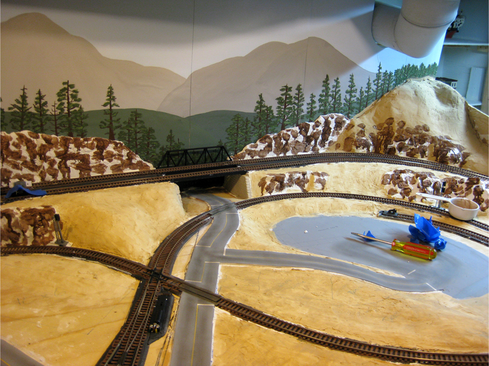Painting the Terrain TY'S MODEL RAILROAD