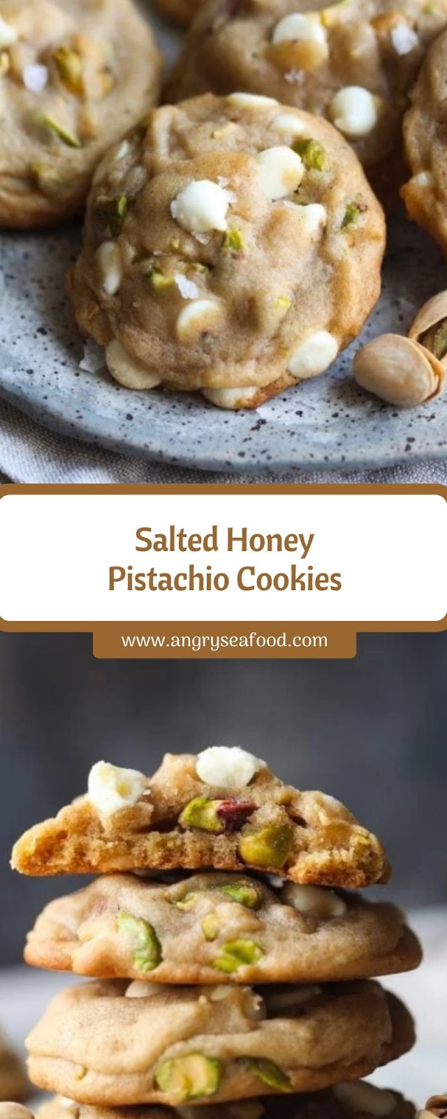 Salted Honey Pistachio Cookies Salted Honey Pistachio Cookies