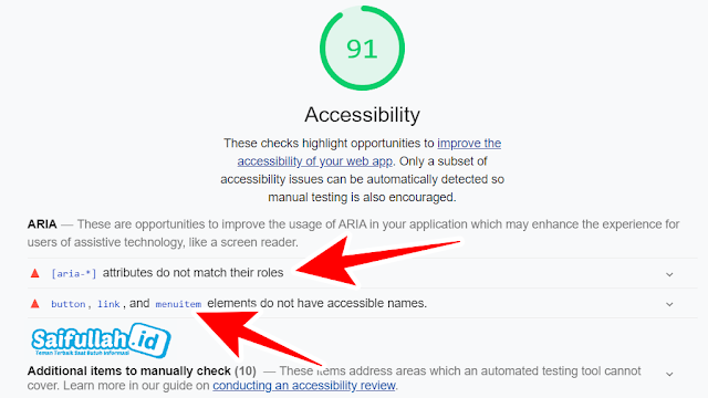 Cara Meningkatkan Skor Accessibility Median UI 1.6 Menjadi 100