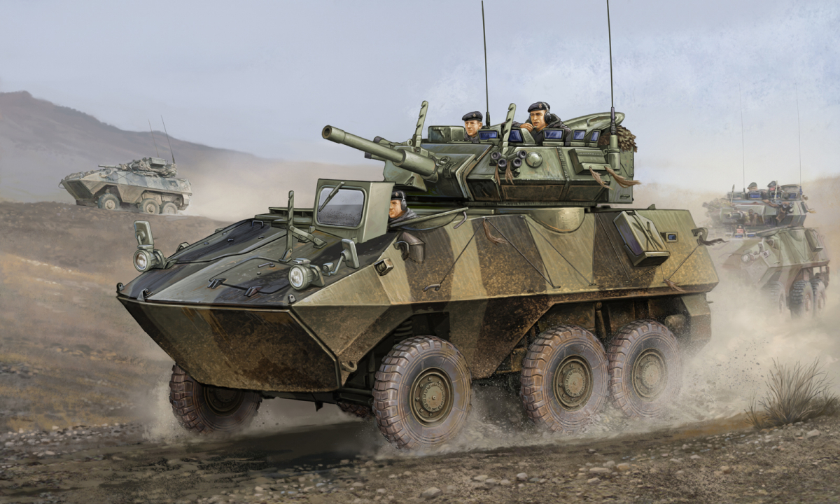 Vincent Wai's military art Canadian AVGP Cougar (Early)