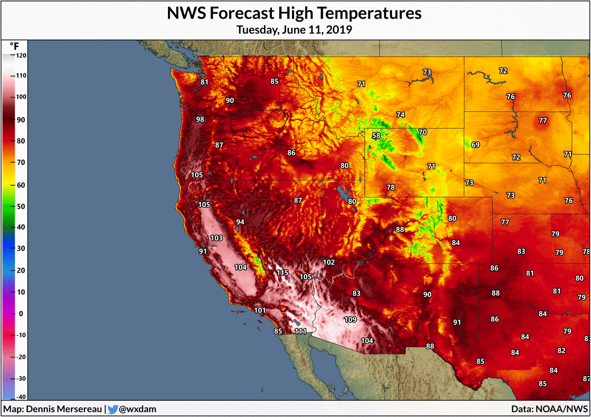 San Francisco Hits 100°F As West Coast Heat Wave