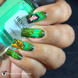 book nail art design 3