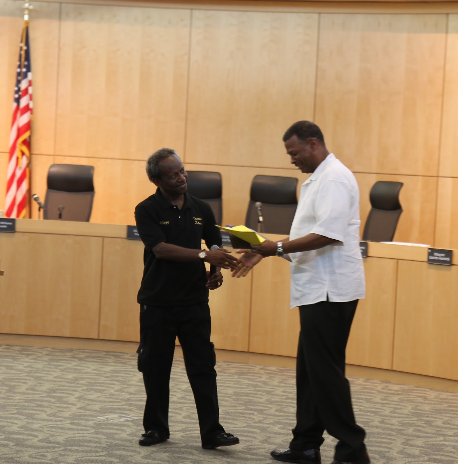 Sauk Village, Illinois BURGESS HONORED FOR DECADE OF DISTINGUISHED SERVICE