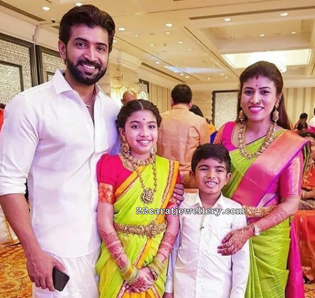 Actor Arun Vijay Family - Jewellery Designs