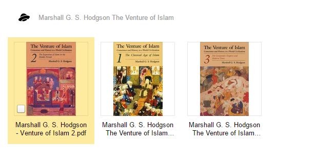Marshall G. S. Hodgson The Venture of Islam birsurukitap