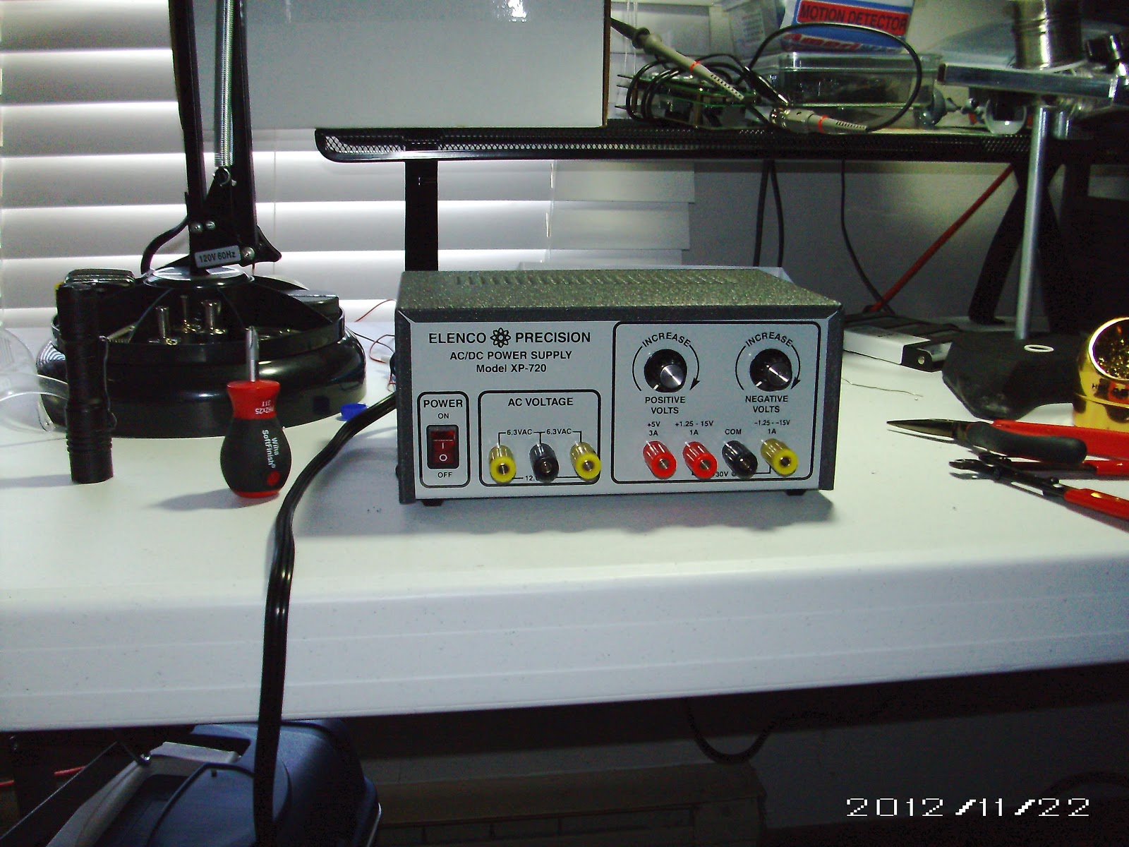 Electric Light : Elenco's XP-720K Power Supply Kit