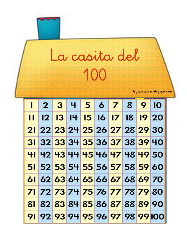 La Casita De Los Números Trabajamo Del 1 Al 100 Recorta Y Pega La Casita De Los Números Trabajamo Del 1 Al 100 Recorta Y Pega