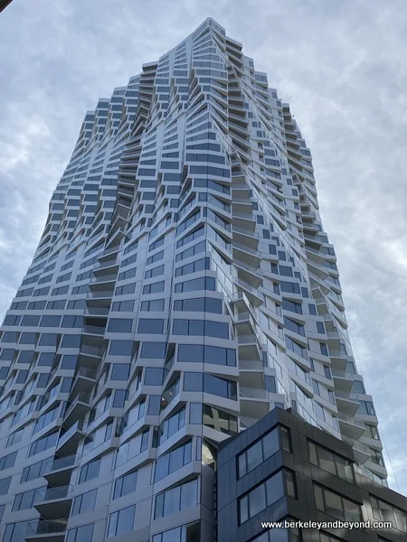 The Mira twisted condo tower on Commonwealth Club Waterfront tour in San Francisco, California