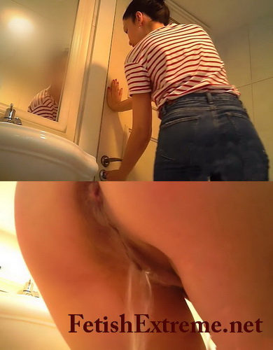 WC 3180-3184 (Hidden cameras in the restroom provide you with this voyeur urinating video compilation)
