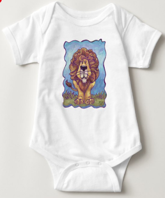 Animal Parade Heads and Tails Lion Baby Body Suit