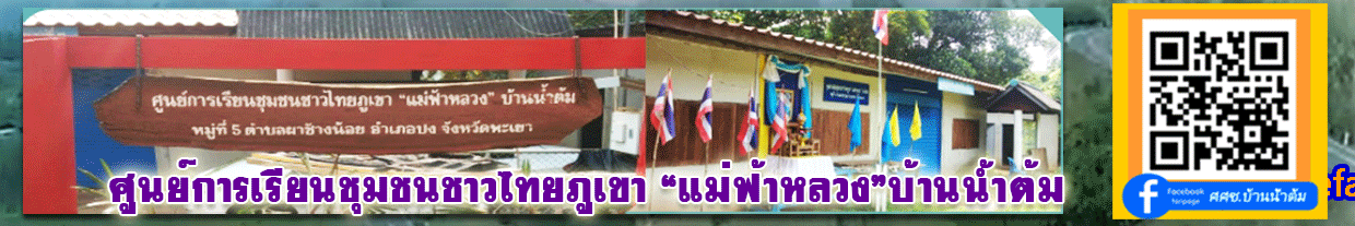 ศูนย์การเรียนชุมชนชาวไทยภูเขา “แม่ฟ้าหลวง” บ้านน้ำต้ม