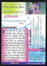My Little Pony A Dog and Pony Show Series 3 Trading Card