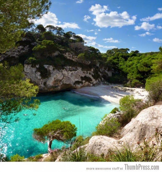 Blue waters of Menorca - Balearic Island of Spain picture