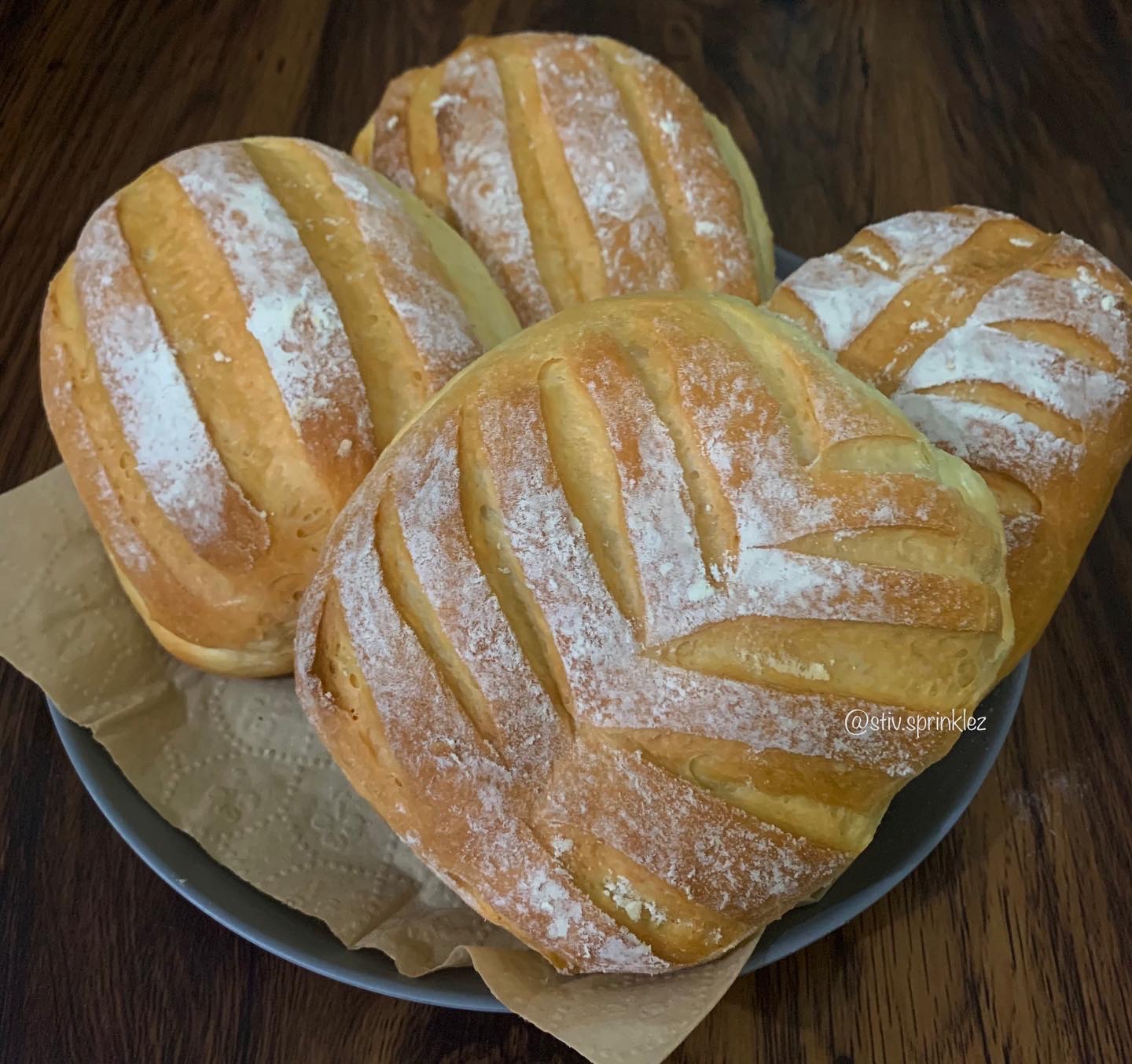 Steve Little Journey Japanese Milk Hearth Bread, crusty and soft bread