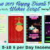 5 best free New Pro Diwali wishing script for blogger 2019 Happy Diwali Viral Script Download Free with live demo