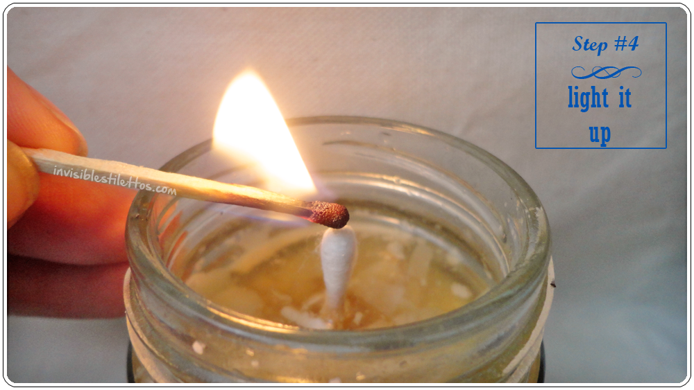 Improvised Emergency Oil Candle INVISIBLE + STILETTOS