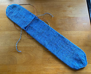 Live stitches revealed on Gathering Yarns Socky Bamboo
