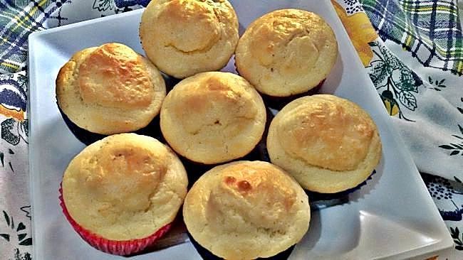 Muffins de queso parmesano