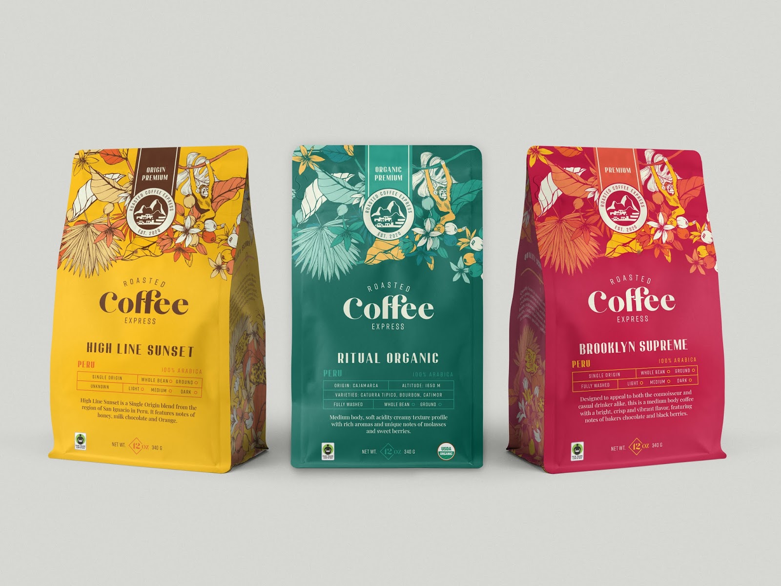 Roasted Coffee Express Packaging Of The World