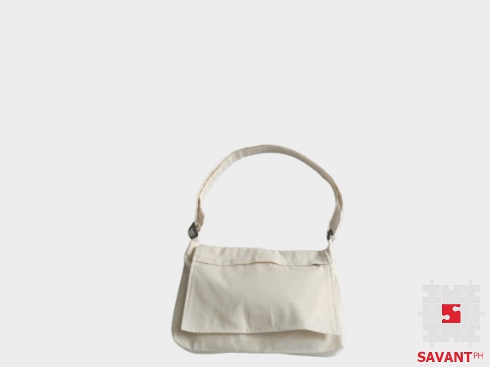 plain canvas messenger bag