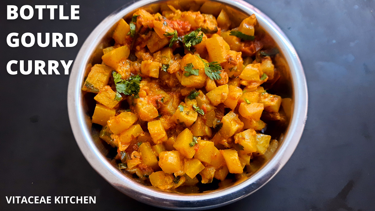HEALTHY AND TASTY BOTTLE GOURD CURRY BOTTLE GOURD CURRY IN PRESSURE